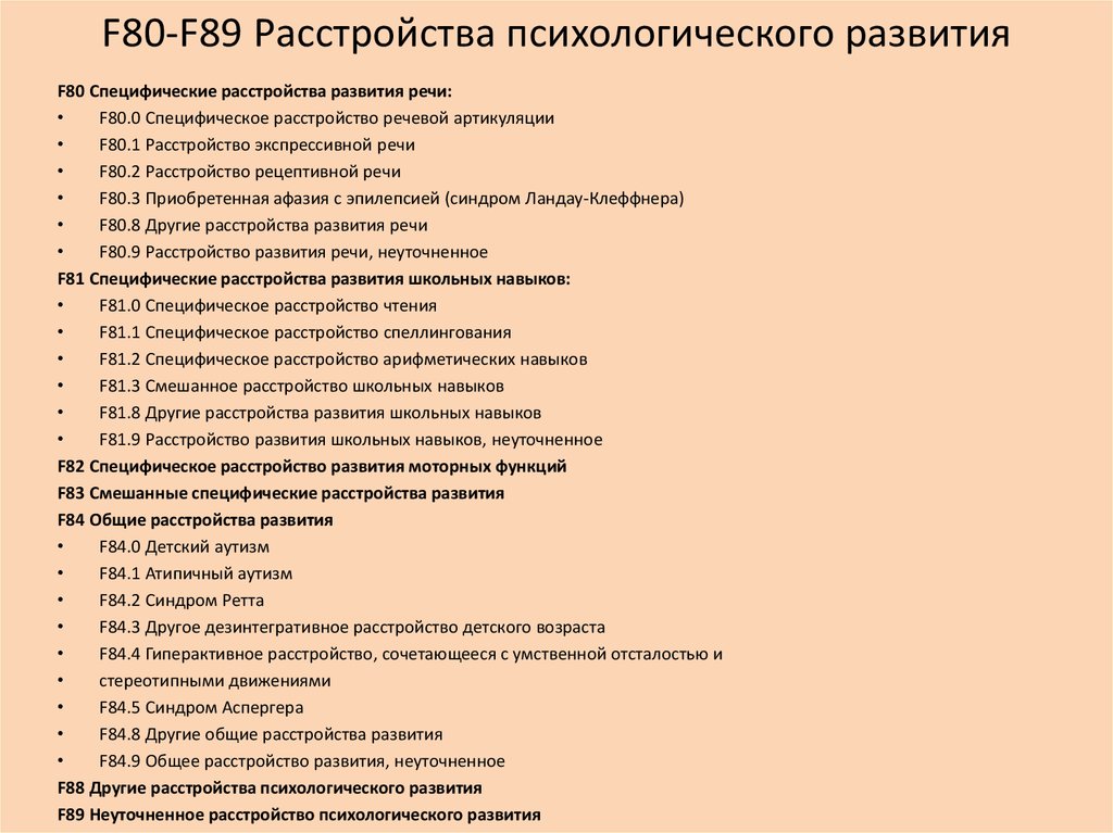 F 80.1 диагноз расшифровка у детей психиатр
