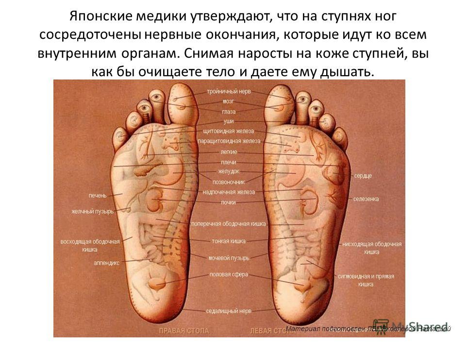 Психосоматика стопы ног