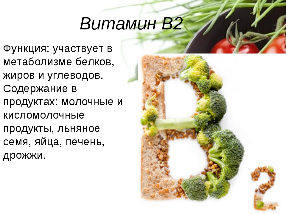 Основные источники витамина б